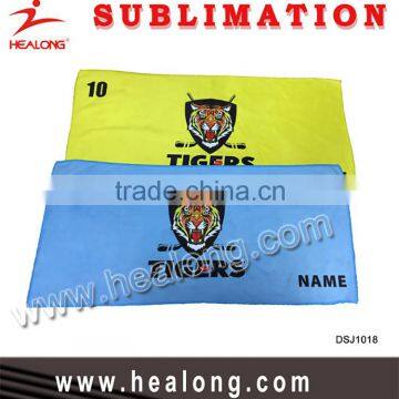 China manufacturer high quality microfiber promotional custom football towels