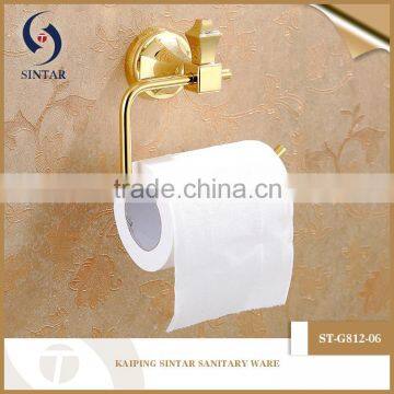 Stainless steel material paper tissue roll Holders rose gold plated