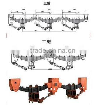 American type semi-trailer mechanical suspension