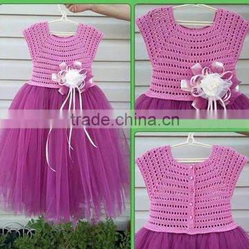 Pink kids one piece long dress layer children dress gown summer baby girl frocker                        
                                                                                Supplier's Choice