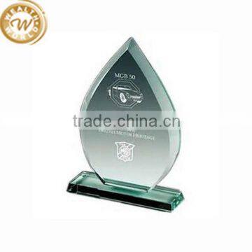 Designer promotional crystal glass trophies award