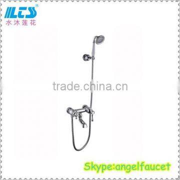 Wall Mounted Bathroom faucet, Bathtub faucet with Hand Shower