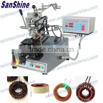 automatic common mode filter toroid coil winding machine(SS900B6 series final coil OD 10~80mm) replace RUFF toroidal winder