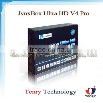 Newest satellite receiver with JB200 and WIFI JynxBox ultra hd V4 Pro