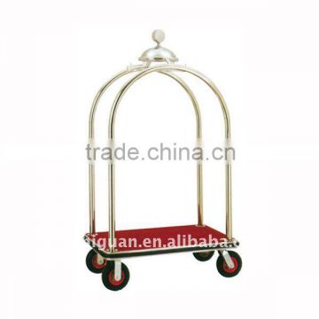 High Quality Stainless Steel Hotel luggage trolley ( X-HG1)