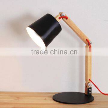 Ash Wood Lighting Table Lamp Foldable Pole Table Light for Interior photo-3