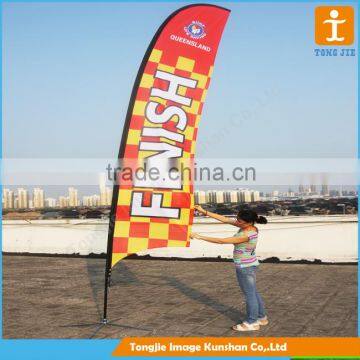 Wholesale Fabric Feather Flag Banner ,flying Decorative Flag                        
                                                Quality Choice