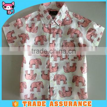 Cute Cartoon Animal Children Hawaiian Shirt for Kid