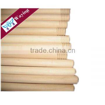 22mm diameter varnished wooden broom stick