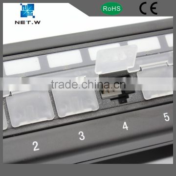 jack panel, rj45 24 patch panel, NT-1P-6D ethernet patc bay 1U height