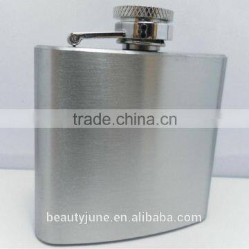 3oz hip flask 18/8 FDA 201 304stainless steel hip flask with plastic cooper lip wholesale wine bottles hot new products for 2015