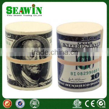 gift mini pu foam money wad stress toy ball