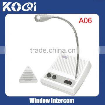 A06 Interphone System Ticket Window Intercom