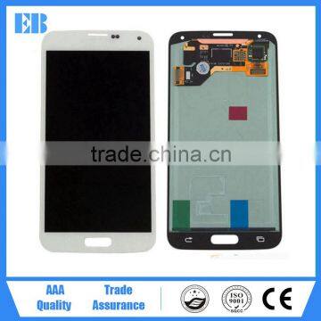 Best quality spare parts lcd panel lcd touch screen digitizer for Samsung galaxy S5 glass screen