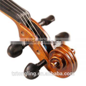 Grade Matt Violin Yellow Flamed Violin for Student Grading TL003-2B photo-6