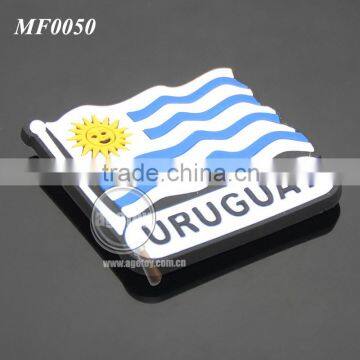 Uruguay Punta Del Este Souvenirs Flag Shaped Rubber Magnet Soft PVC Custom Fridge Magnets