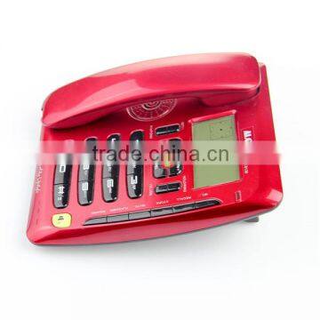 Wholesale red color office/home gsm corded phone