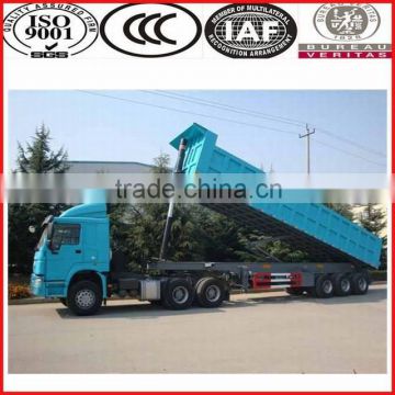 2015 promotion hydraulic lowering trailer from China best brand SINOTRUK direct factory