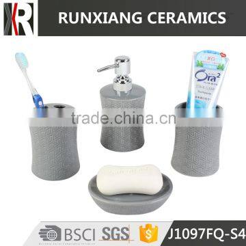 fashion design ceramic bathroom accessories set