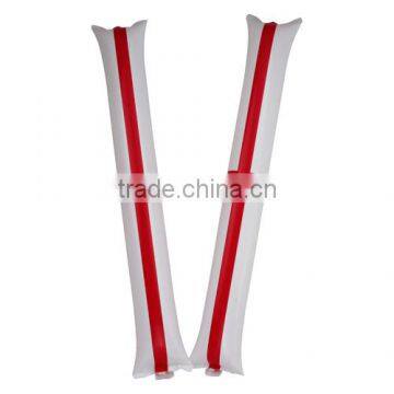 Promotional plastic cheering inflatable air stick