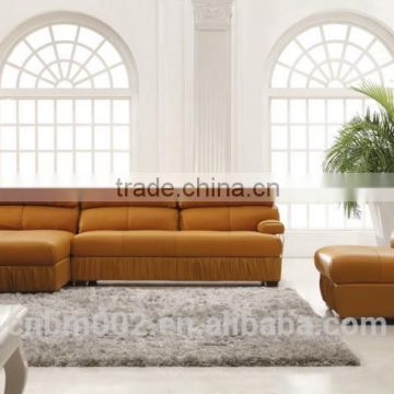 2014 Modern italian leather sofa model OEM service