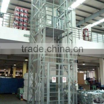 Hot sale construction building 4.5 m hydraulic cargo lift