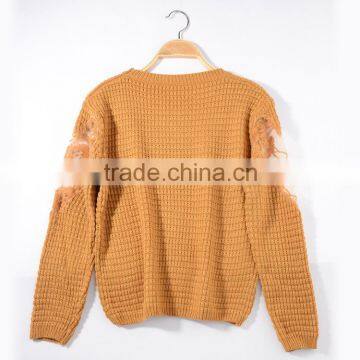 Sweater Designs for Women Girl Cardigan no Button Cardigan Sweater of Stock