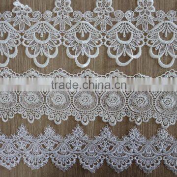 2015 new dedign fashion decorative water-soluble lace trim for curtain 14CM LACE