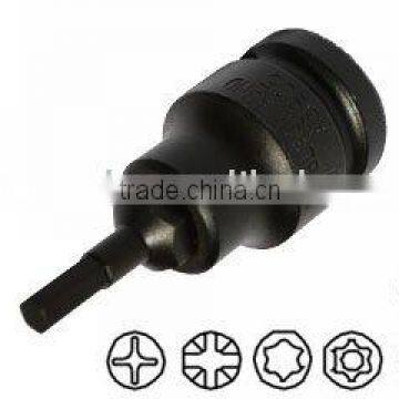 SQ1/4" Socket Bits with Hex