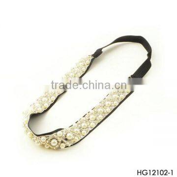 The Art Of Wearing Headbands Imitation Pearl & Crystal Stud Headband