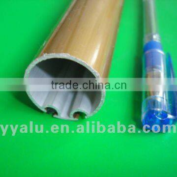 electrophoresis champagne aluminum curtain rail profile/factory price