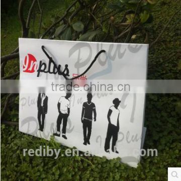 custom logo printing advertising paper bag