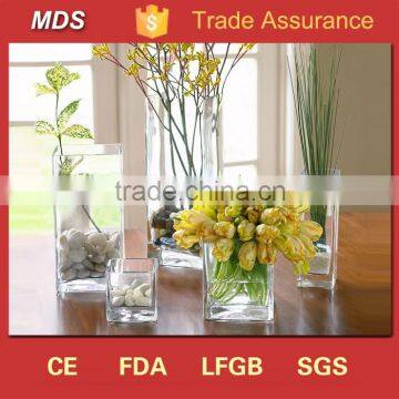 Discount Square Glass Cube Vases Bulk for Wedding Centerpieces Quality Choice