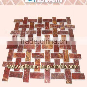 RED ONYX MOSAIC TILE - 002