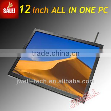 12" Wall Mounted All In One Pc 4-wire Resistive Touch Screen Panel Computer With Intel