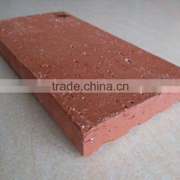 Red paving ceramic tile for outdoor driving way street floor cladding