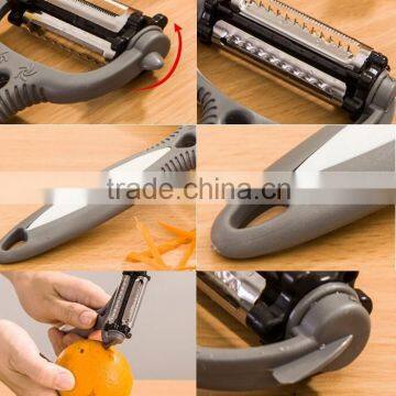 3 In 1 Rotatable Peeler Multi-function Grater Shredder Wholesale photo-6