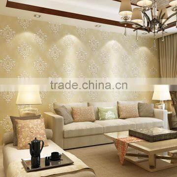 Modern Fashion Wallpaper European Style Flock Wallpaper photo-3