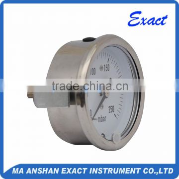 D63 Stainless Steel Case Capsule Pressure Gauge