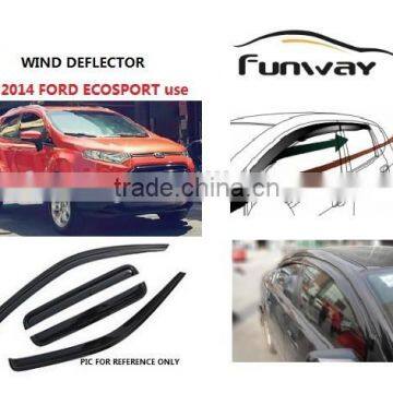 2-TONES Ventvisor Window Rain Guards Side Window Deflectors for 2014 FORD ECOSPORT photo-2