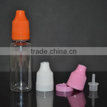 5-60ML Empty PET Plastic e-juice Dropper Bottles with Childproof Cap