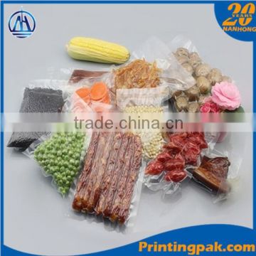 nylon plastic packaging frozen sea food vacuum storage sealer bag