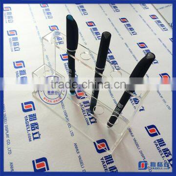 Yageli Factory Reliable Supplier Clear Acrylic Pen Display Stand With Client Logo photo-5