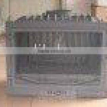 Cast iron fireplace