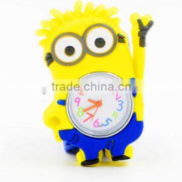 Cute Minions silicone kid watch