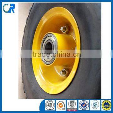 Folding hand trolley wheel