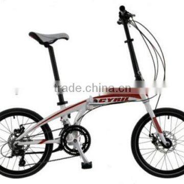 14" 16" 20" Single Speed Disc Brake Alloy Foldable Folded Folding Bicycle