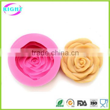 Custom 3D flower silicone soap molds