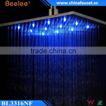 16 Inch Bathroom Mix Water Saving Square LED Rain Shower Head photo-3