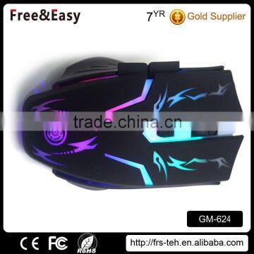 USB Wired Optical Computer Gaming Mouse With LED Light Luminous For Desktop Laptop photo-4